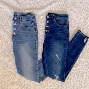 Set of 2 Girls Skinny Jeans